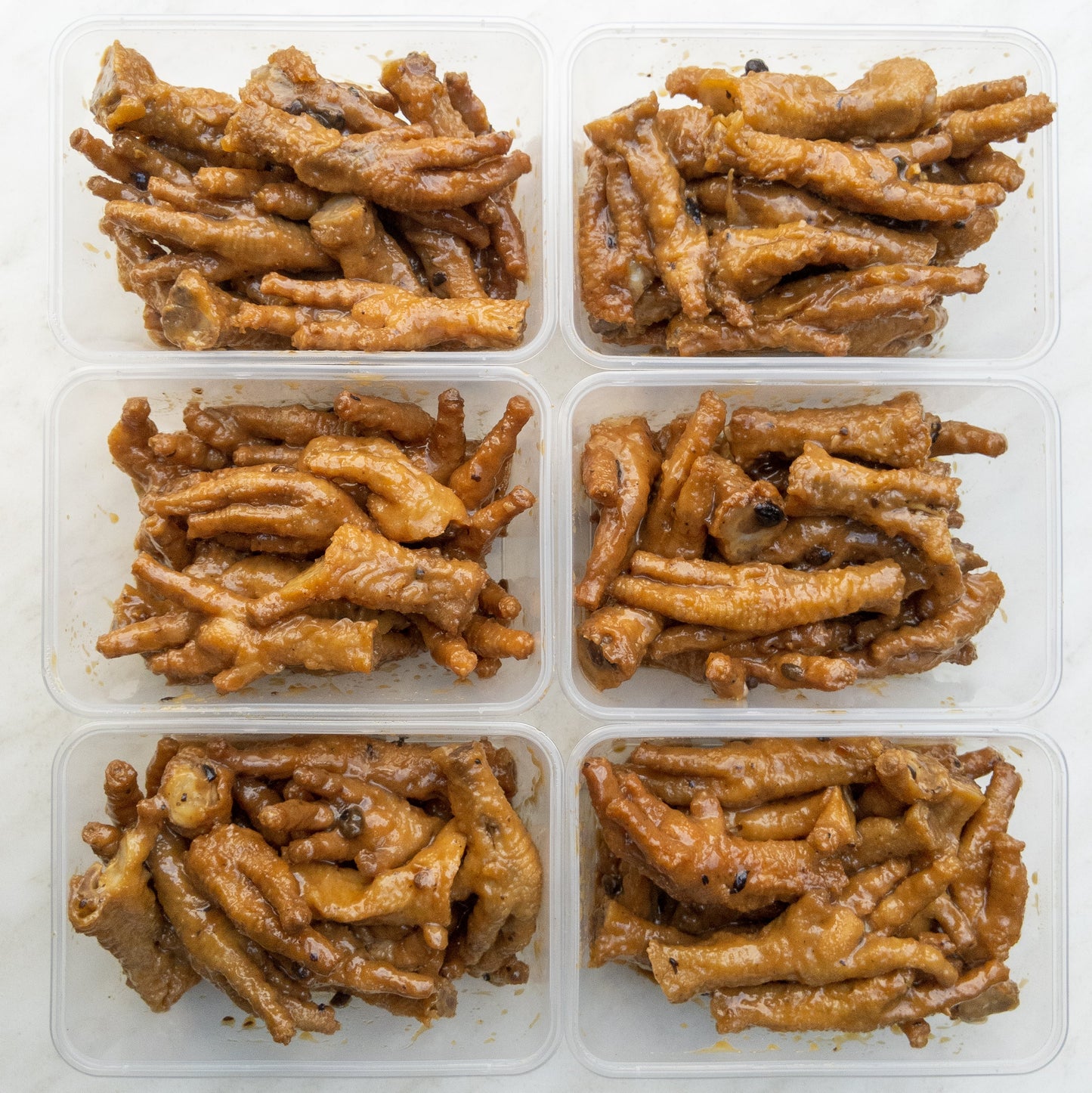 Chicken Feet in Black Bean Sauce — frozen
