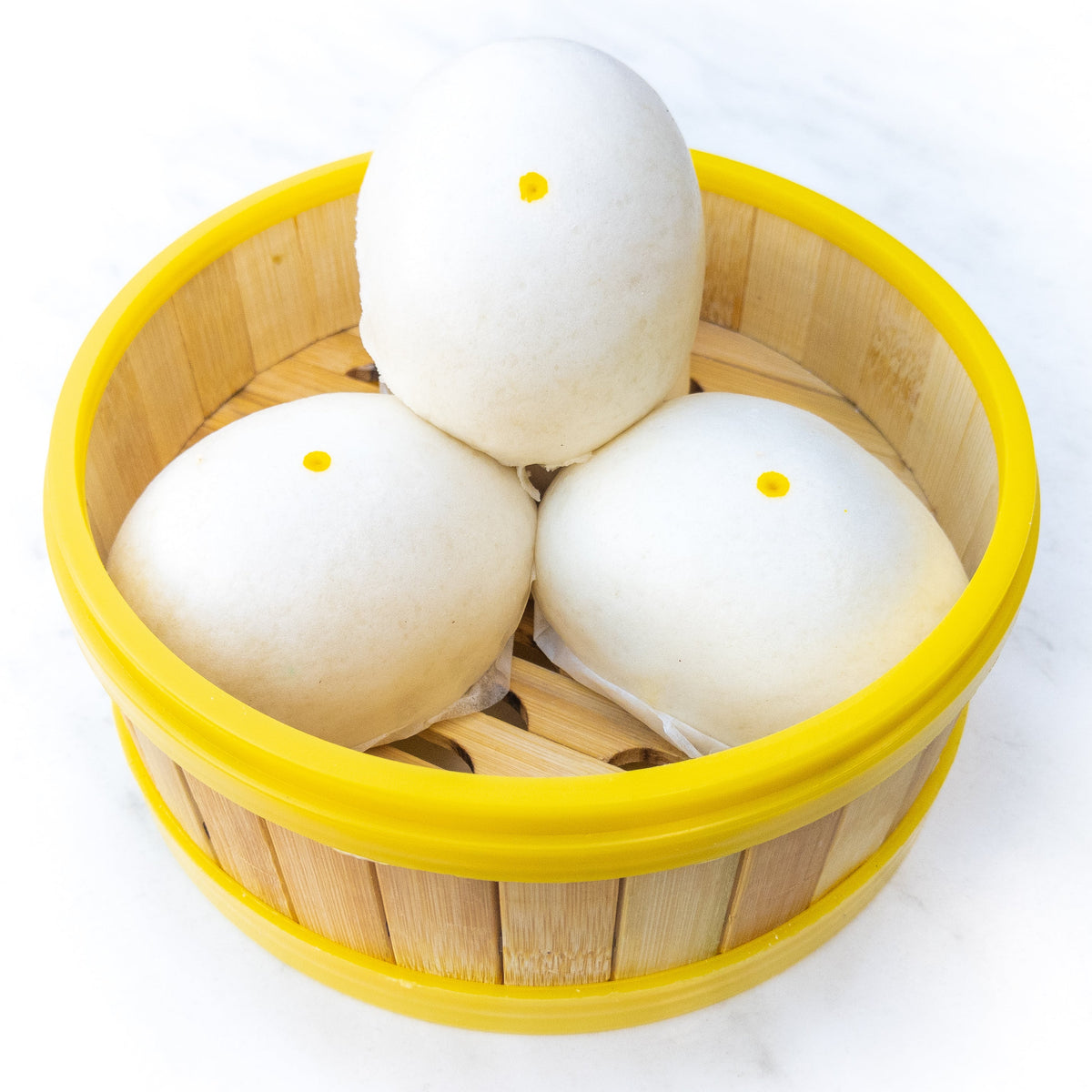Salted Egg Lotus Seed Bao — frozen