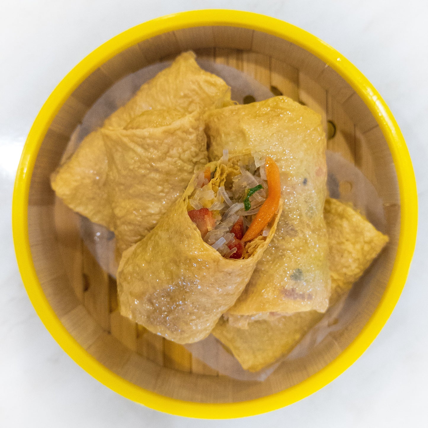 Bean Skin Duck Roll — cooked