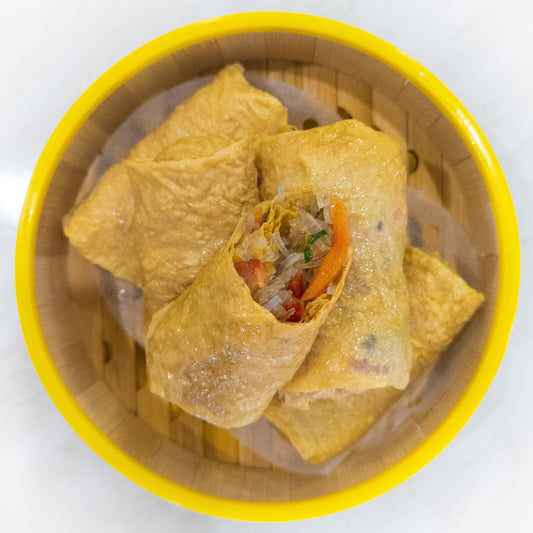 Bean Skin Duck Roll — cooked