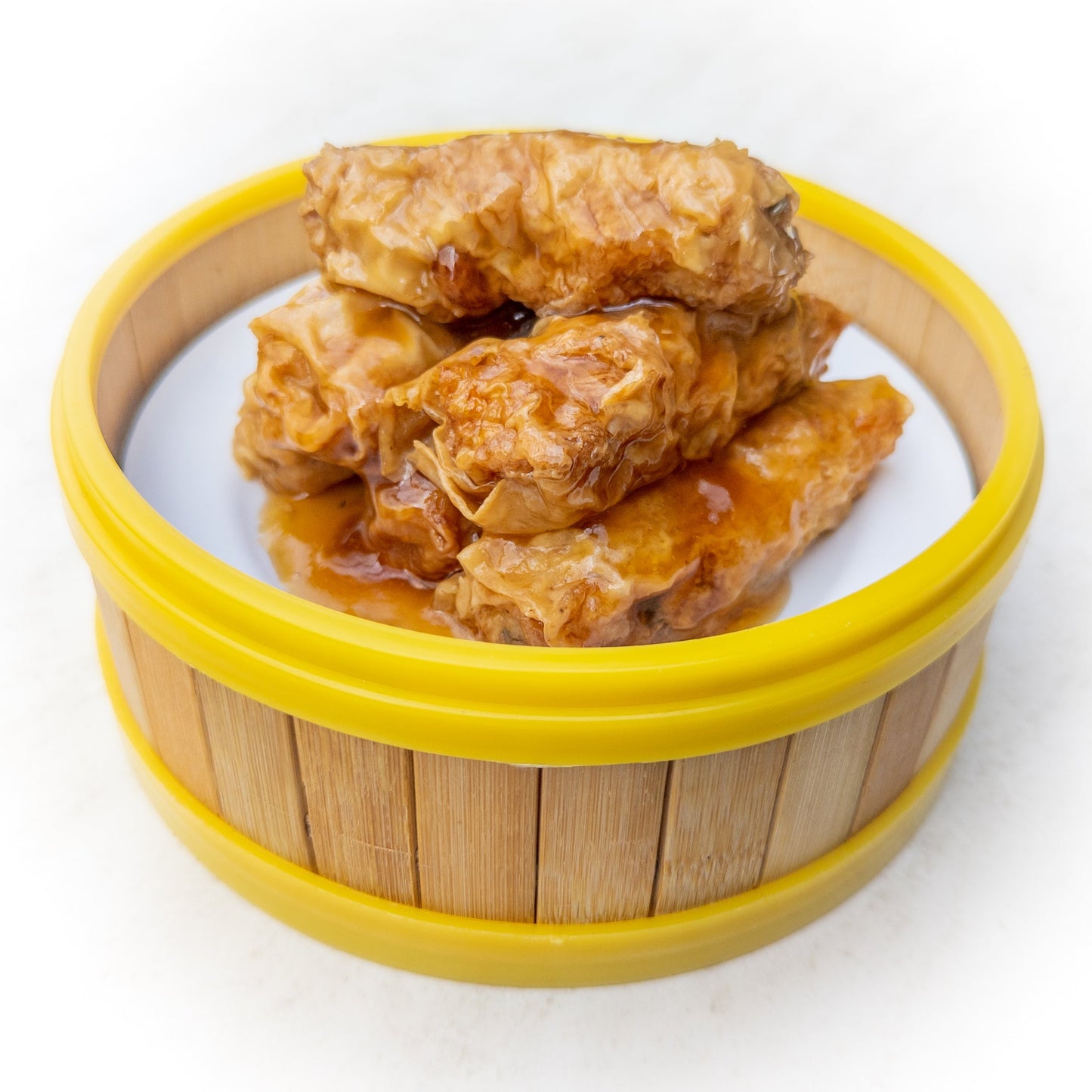 Bean Skin Pork Roll — cooked