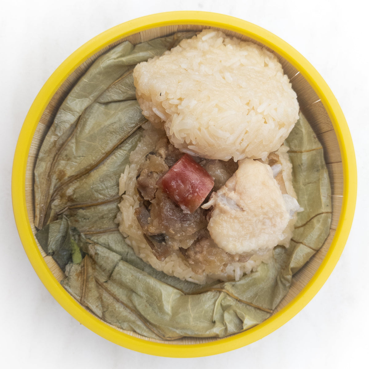 Chicken Glutinous Rice — cooked