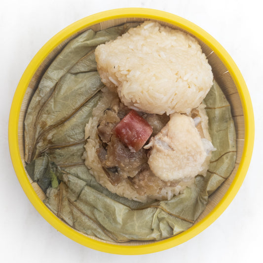 Chicken Glutinous Rice — cooked
