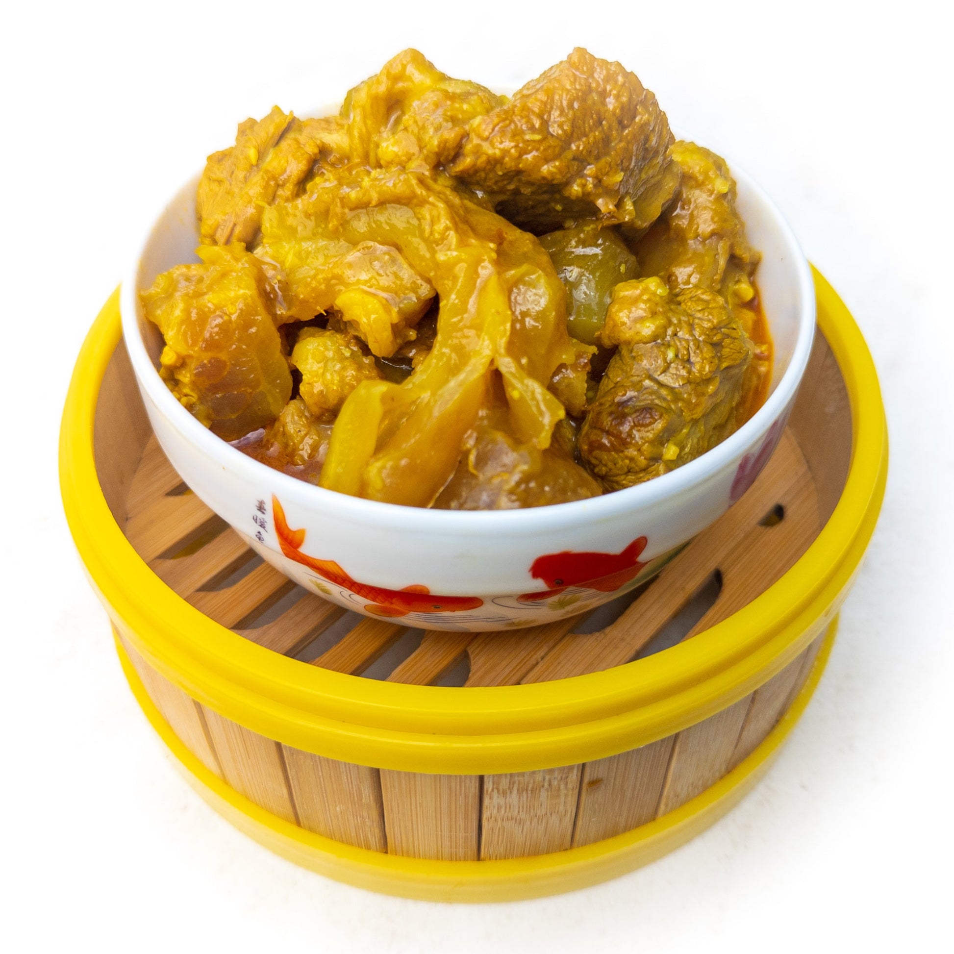 Ox Tendon and Flank in Curry Sauce — cooked