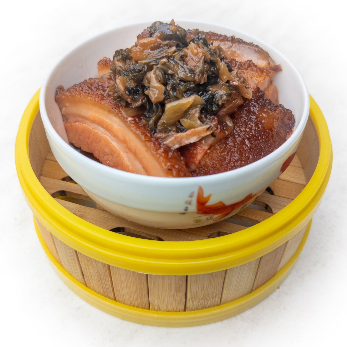 Belly Pork with Preserved Vegetable — cooked