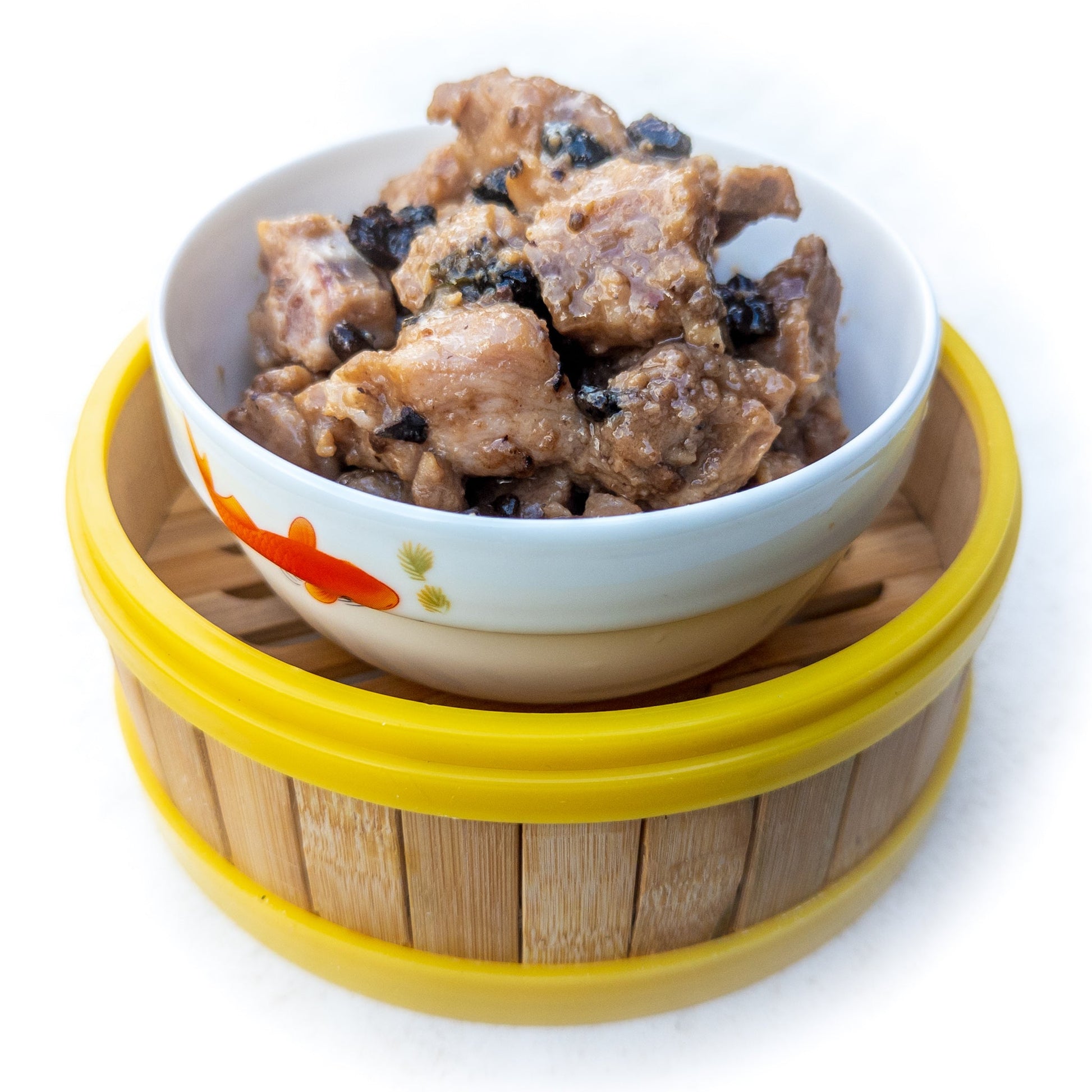 Pork Spare Ribs in Black Bean Sauce — cooked