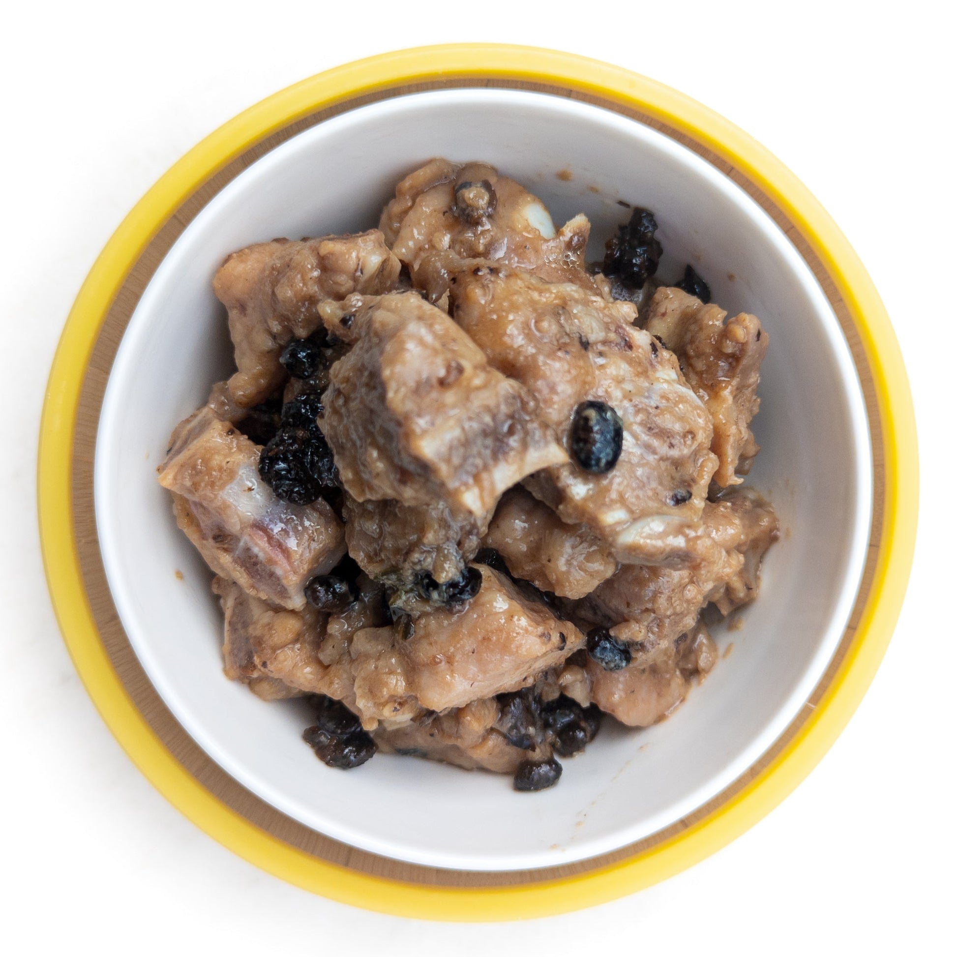 Pork Spare Ribs in Black Bean Sauce — cooked