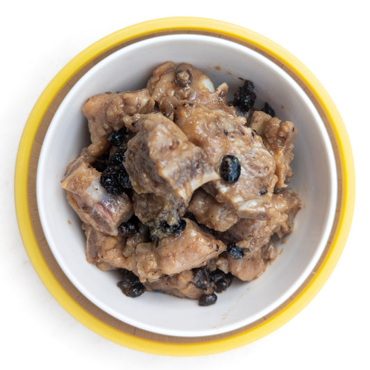 Pork Spare Ribs in Black Bean Sauce — cooked
