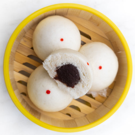 Red Bean Bao — cooked