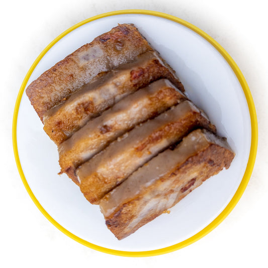 Taro Cake — cooked