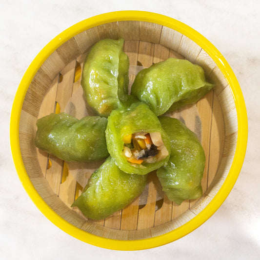 Vegetarian Dumpling — cooked